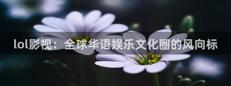麻豆电影免费下载：lol影视：全球华语娱乐文化圈的风向标